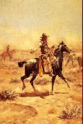 Charles M Russell Through the Alkali USA oil painting artist